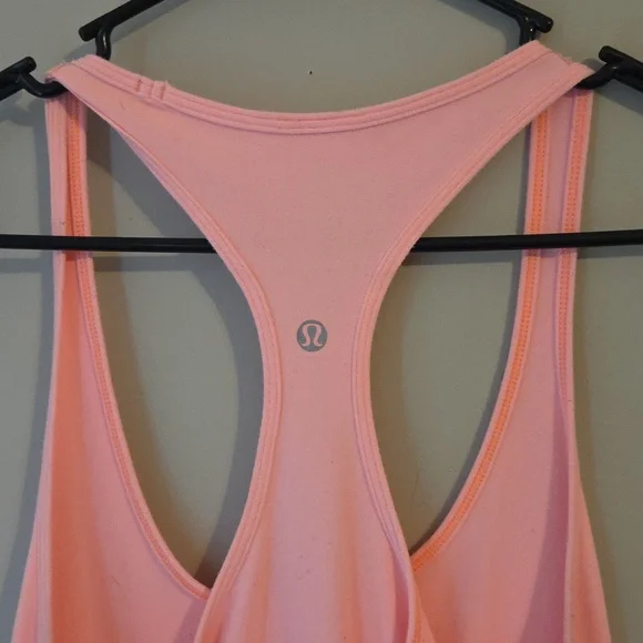 Lululemon Racerback Pink Tank Size 10 - Picture 3 of 4